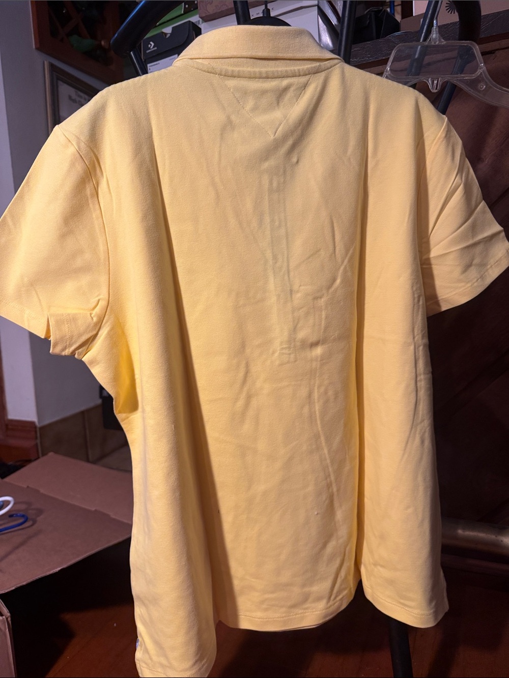 Tommy Hilfiger Bright Yellow Short Sleeve Polo - Picture 4 of 6